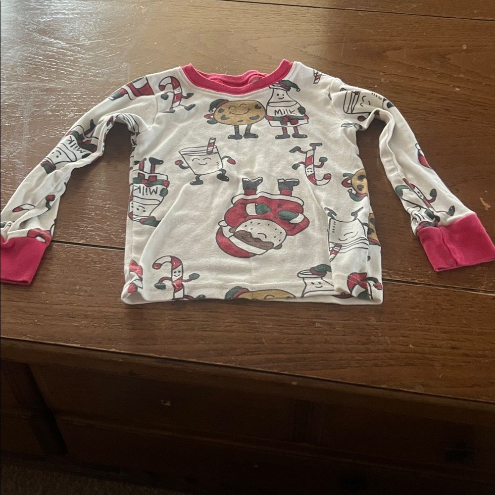 Carter's Red and White Pajama Top